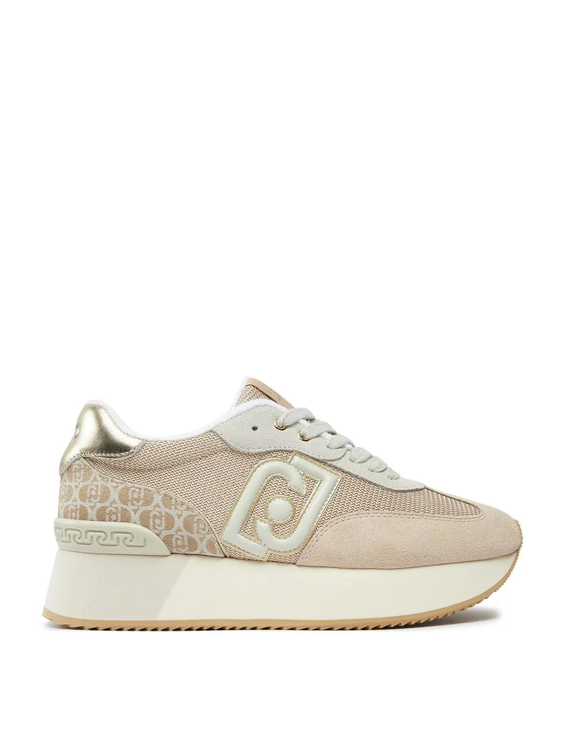 Liujo Dreamy 02 Savannah/White High Top Trainers - Buy Outlet Price!