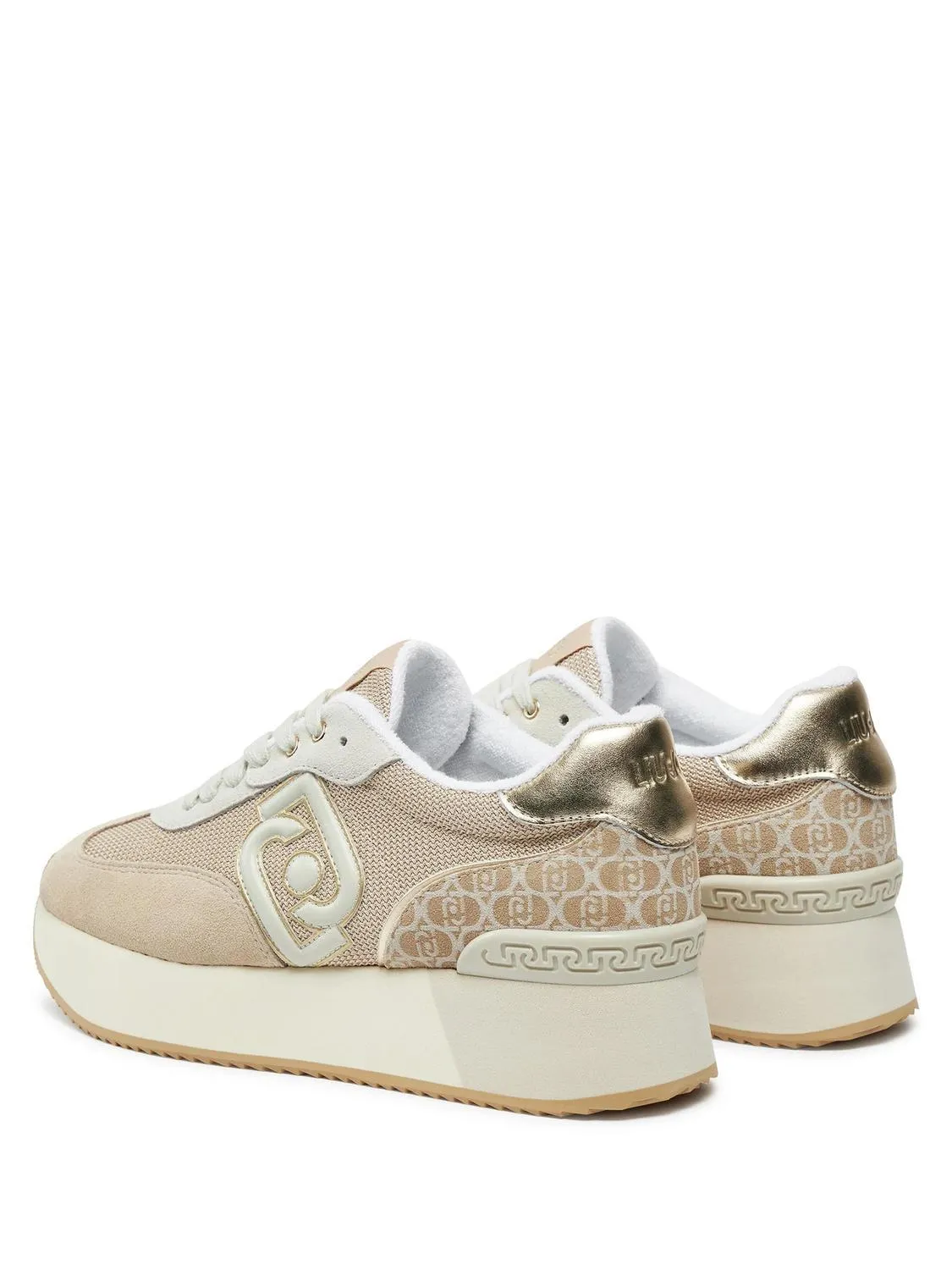 Liujo Dreamy 02 Savannah/White High Top Trainers - Buy Outlet Price!