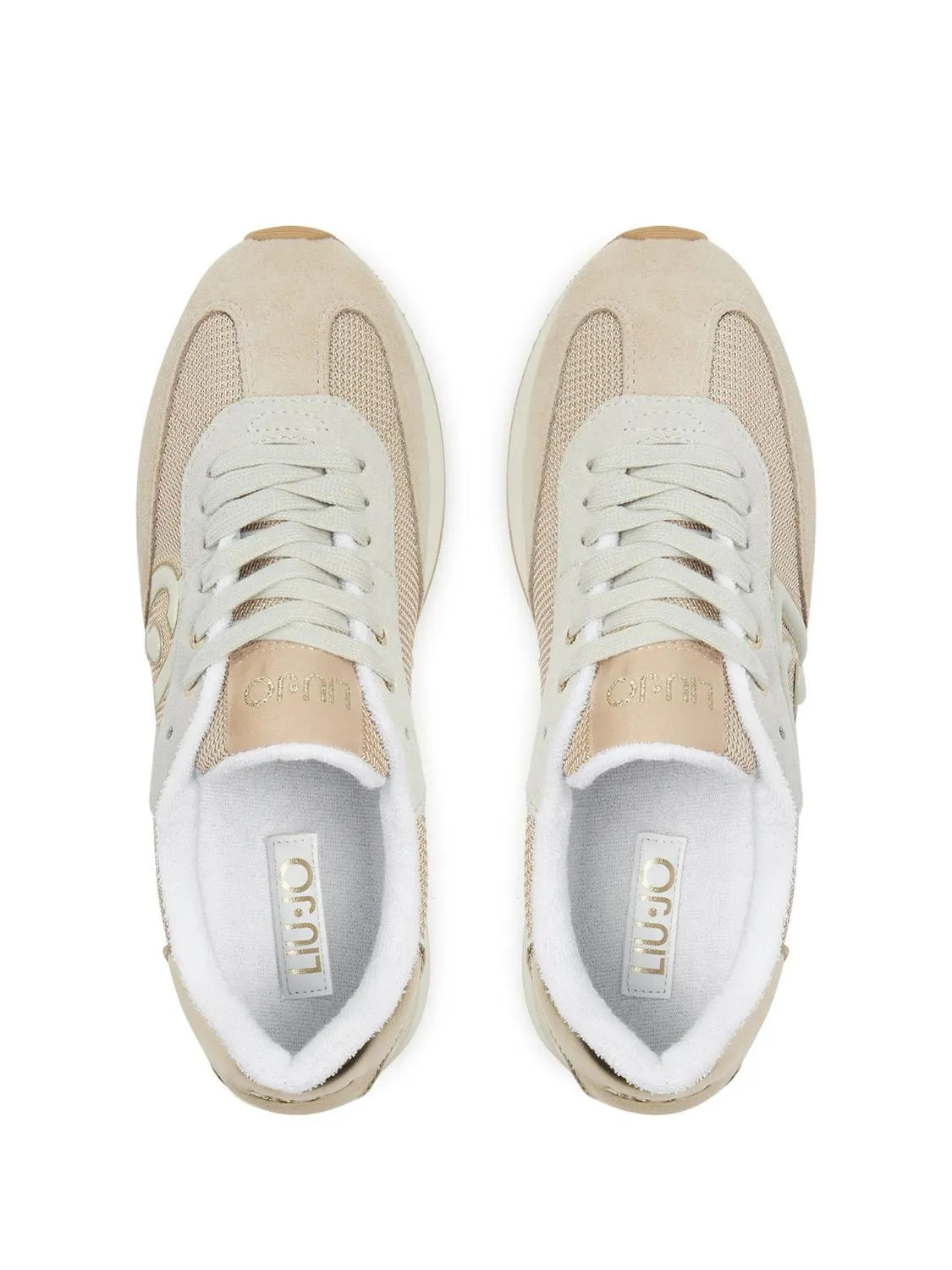 Liujo Dreamy 02 Savannah/White High Top Trainers - Buy Outlet Price!