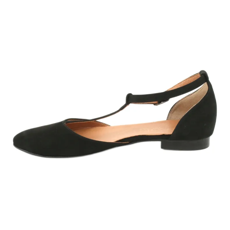 Black Angello Women's Heel/Toe Sandals